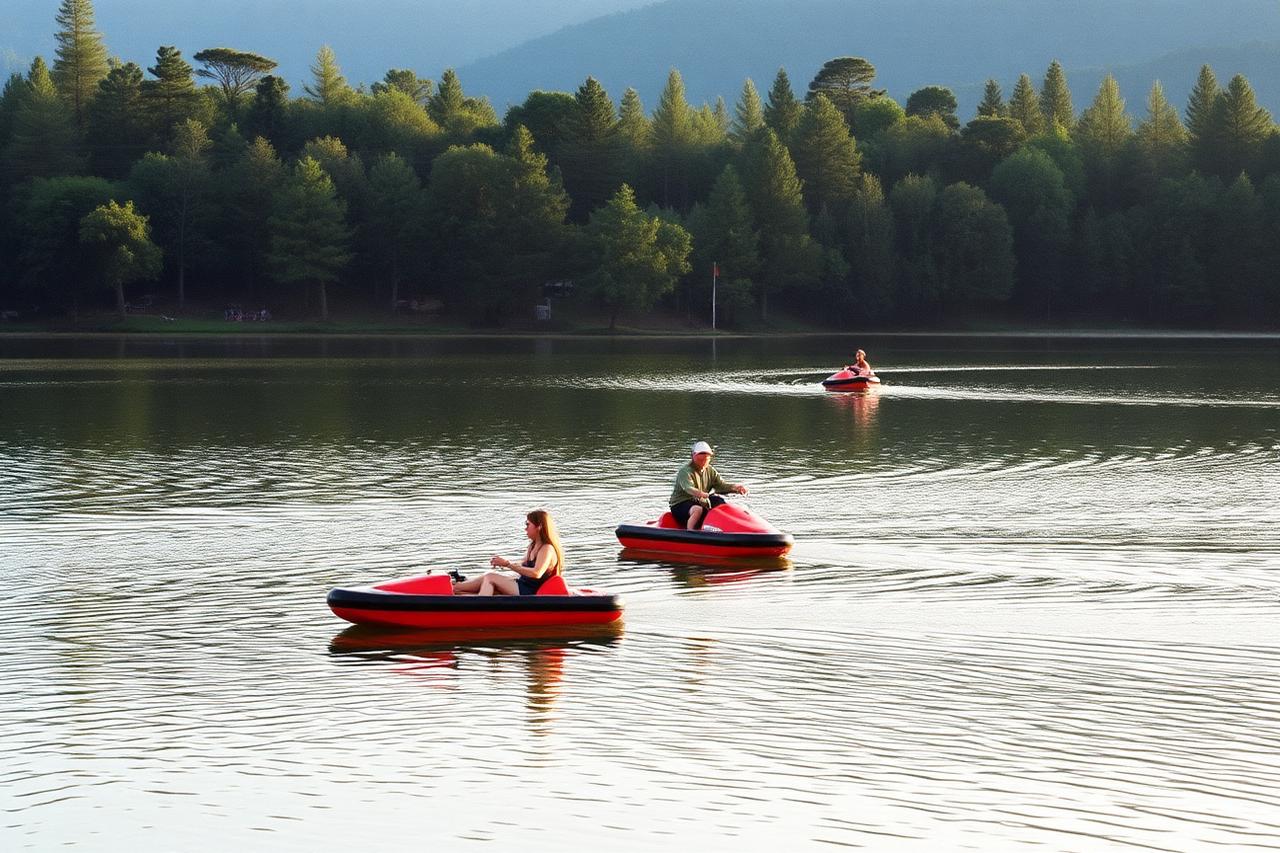 Lago Negro em Gramado com pedalinhos