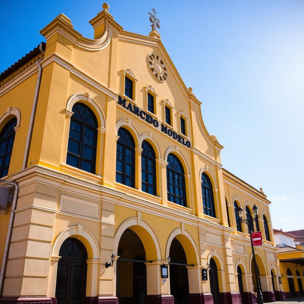 Mercado Modelo no centro histórico de Salvador